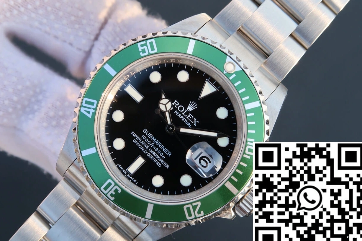 16610LV-93250 Bezel Green Submariner Rolex JF Factory 0522